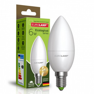 LED Лампа EUROLAMP CL-6W-E14-3000K