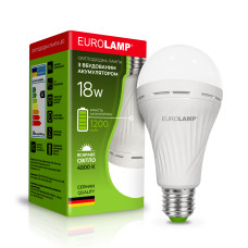 LED Лампа з акумулятором EUROLAMP 18W-E27-4500K
