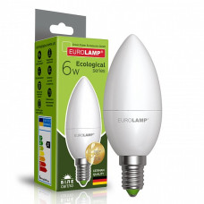 LED Лампа EUROLAMP CL-6W-E14-4000K