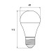 LED лампа з датчиком руху EUROELECTRIC A60-12W-E27-4000K