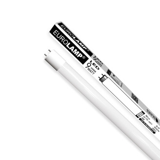 LED Лампа лінійна Т8 скло EUROLAMP 9W-6500K