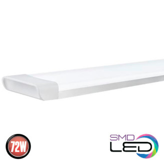 Світильник лінійний LED 72W 6400К 5670Lm 165-265v 1500мм. білий TETRA/SQ-72