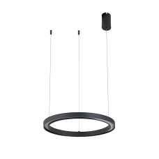 Люстра LED 36W 4000K 2100Lm 180-240V круг 600мм чорна/1 GRANDE-36