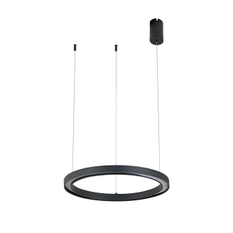 Люстра LED 36W 4000K 2100Lm 180-240V круг 600мм чорна/1 GRANDE-36