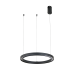 Люстра LED 36W 4000K 2100Lm 180-240V круг 600мм чорна/1 GRANDE-36