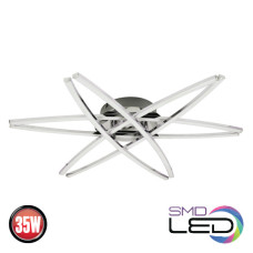Люстра LED 35W 4000K 2100Lm 110-240V 600х530мм хром AVALON