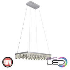 Люстра LED 40W 4000K 2800Lm 180-260V 600х400мм кришталь NIRVANA-40