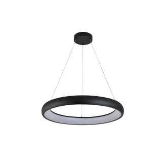 Люстра LED 30W 4000K 1800Lm 180-240V круг 400мм чорна/1 ESSENCE-30