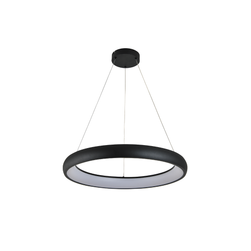 Люстра LED 30W 4000K 1800Lm 180-240V круг 400мм чорна/1 ESSENCE-30