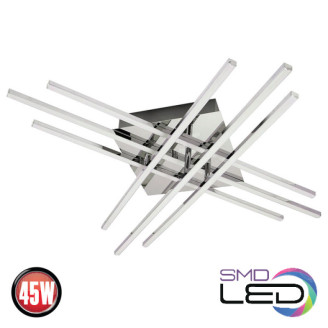 Люстра LED 45W 4000K 3964Lm 110-240V 760х760мм хром GLORY