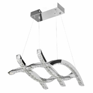 Люстра LED 40W 4000K 2800Lm 180-260V 500х1000мм кришталь AVIATOR-40