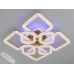 Стельова світлодіодна люстра з пультом, 130W, золото