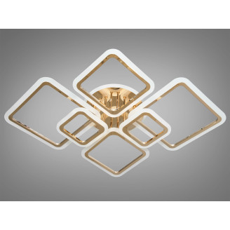 LED люстра на пульті з димером і різнобарвним підсвічуванням, 150W