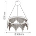 Люстра LED 19W 4000K 1330Lm 180-260V 300х1200мм кришталь ASTORIA-19