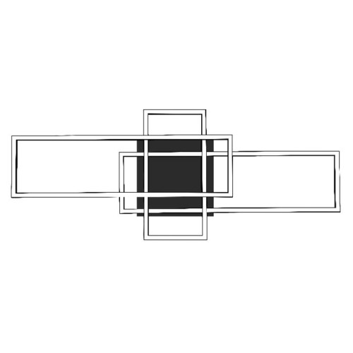 Люстра LED 36W 4000K 2160Lm 180-240V 1040x420мм хром/1 CONCORDE-36