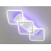 Біла LED люстра під стелю з пультом, підсвіткою та дімером, 75W