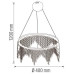 Люстра LED 25W 4000K 1750Lm 180-260V 400х1200мм кришталь ASTORIA-25