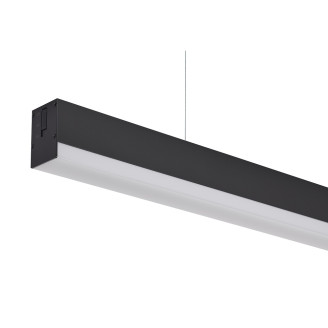 Люстра LED 40W 3CCT 4200Lm 170-265V 50х1200мм чорна /1/10 FORTUNE 3CCT