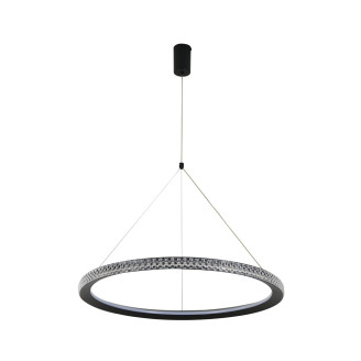 Люстра LED 55W 4000K 3300Lm 180-240V круг 600мм чорна/1 RAIMOND-55