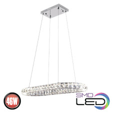 Люстра LED 46W 4000K 3220Lm 180-260V 650х300мм кришталь POLARIS