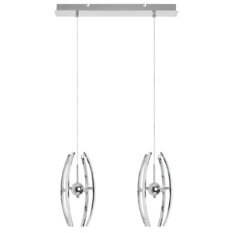 Люстра LED 24W 4000K 1800Lm 110-240V 450мм хром OPTIMA-24