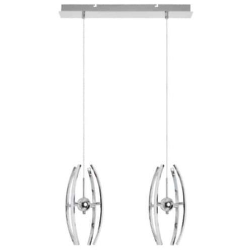 Люстра LED 24W 4000K 1800Lm 110-240V 450мм хром OPTIMA-24