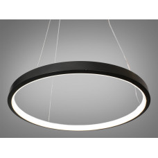 Підвісна LED люстра в кабінет, 26W, чорна