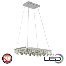Люстра LED 24W 4000K 1680Lm 180-260V 400х200мм кришталь NIRVANA-24