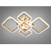 Світлодіодна люстра смарт світильник з пультом, 80W, золото