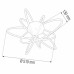 Люстра LED 100W 4000K 4500Lm 180-240V 130х510мм хром GENESIS