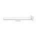 Люстра LED 40W 3CCT 4600Lm 170-265V 50х1200мм чорна/1/10 DESTINY 3CCT