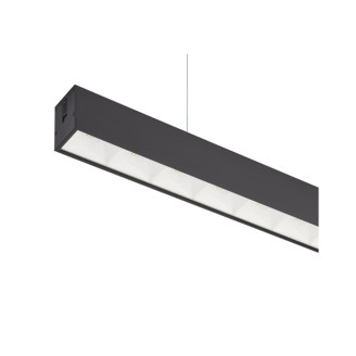 Люстра LED 40W 3CCT 4600Lm 170-265V 50х1200мм чорна/1/10 DESTINY 3CCT