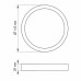 LED Світильник круглий накладний VIDEX 12W 5000K White
