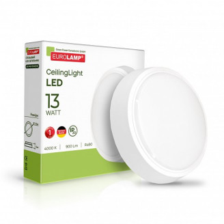LED Світильник круглий накладний 13W-4000K EUROLAMP