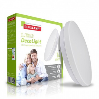LED Світильник круглий накладний Decolight 14W-4000K EUROLAMP