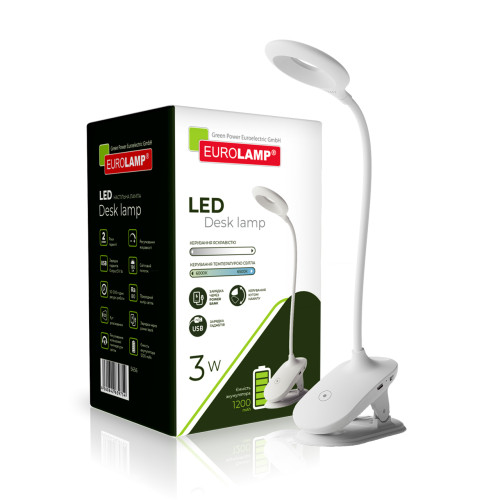 LED Світильник з акумулятором настільний 3W 2800-6500K dimmable