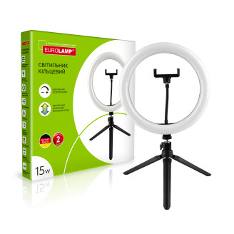 LED Світильник кільцевий EUROLAMP 15W