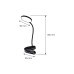 LED Світильник настільний на прищіпці USB+BATTERY 3W-2700-6000K EUROLAMP