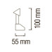 Подсветка для картин LED 4W 4200K 360Lm 100-250V 407мм. хром ALBATROS-4
