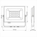 LED прожектор TITANUM TLF306 30W 6000K