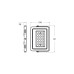 Світлодіодний EUROLAMP LED SMD Прожектор чорний з радіатором 50W 6500K