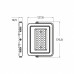 Світлодіодний EUROLAMP LED SMD Прожектор сірий з радіатором 20W 5000K
