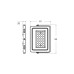 Світлодіодний EUROLAMP LED SMD Прожектор чорний з радіатором 10W 6500K