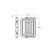 Світлодіодний EUROLAMP LED SMD Прожектор чорний з радіатором 20W 6500K