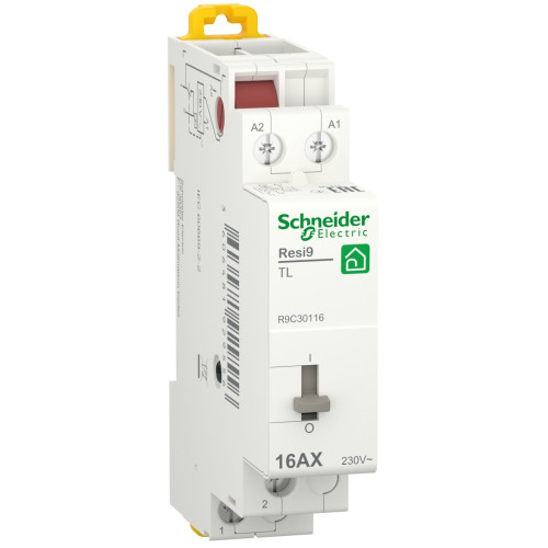 Импульсное реле 16A 1NO ~230В/50Гц, Resi9 Schneider Electric R9C30116 — для автоматизации освещения и управления нагрузками