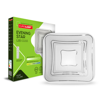 LED Світильник з пультом керування Evening Star 115W-3000-6500K EUROLAMP