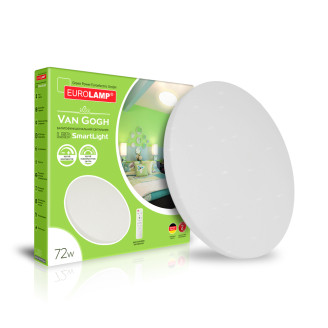 LED Світильник EUROLAMP з пультом керування Van Gogh 72W 3000-6500K