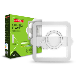 LED Світильник з пультом керування Shining Flame 140W-3000-6500K EUROLAMP