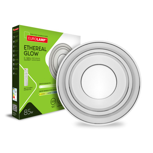 LED Світильник з пультом керування Ethereal glow 85W-3000-6500K EUROLAMP