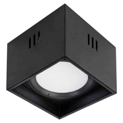 Світильник накладний LED 15W 4200K 1050Lm 185-264V 182мм h-120мм чорний квадратн. SANDRA-SQ15